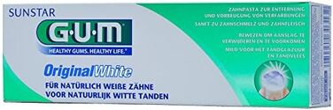 Зубна паста GUM Original White 75 мл, вартість упаковки 6 шт. (6 шт. 75 мл)