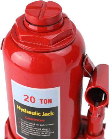 Гідравлічний домкрат 5T/10T/20T, пляшковий домкрат Stamp Jack Гідравлічний домкрат червоний, (вантажопідйомність до 20000 кг)