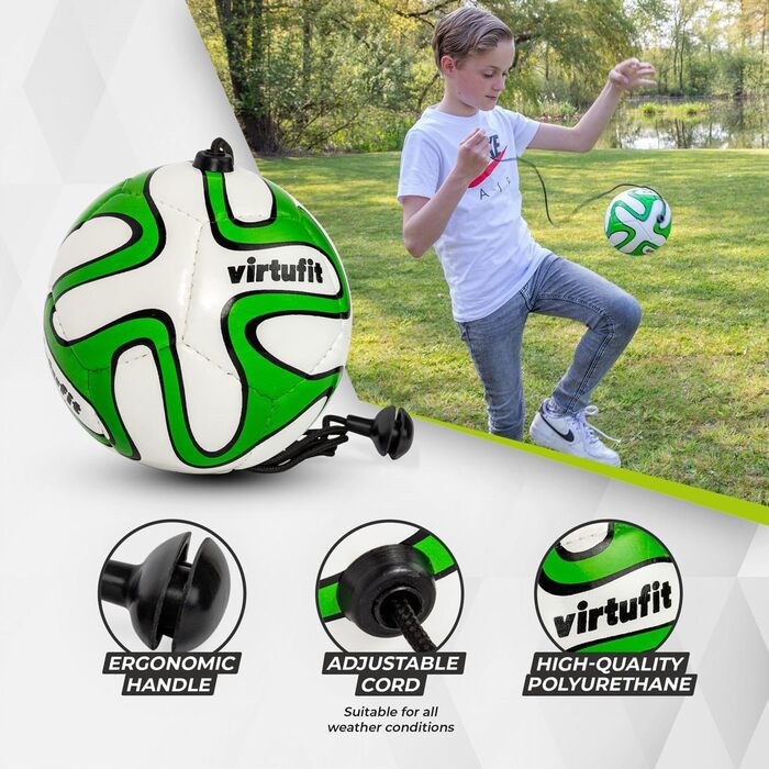 Футбольний тренажер VirtuFit - М'яч зі шнуром - Технічний м'яч