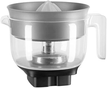 Соковижималка для цитрусових KitchenAid 5KSB1CPA, пластикова, прозора та сіра