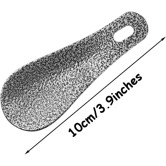 Ріжк для взуття, 2 упаковки, коротка ручка, ріжок для взуття, побутовий, ретро металевий гаджет для взуття, подарунок для чоловіків і жінок
