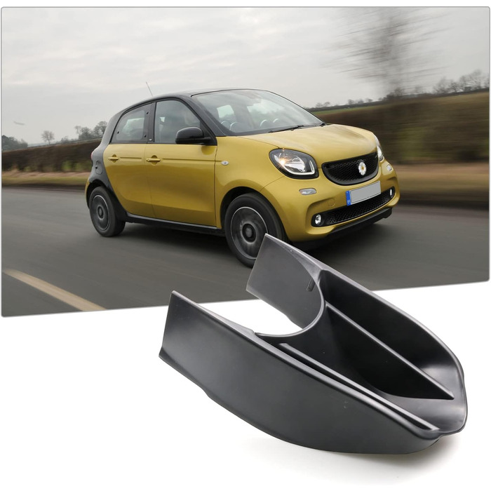 Коробка для зберігання BIXUAN Сумісна з Mercedes Smart EQ Fortwo C453 Forfour w453 2014-2019 Автомобільна дверна ручка Органайзер Лоток Forfour w453 Зберігання з нековзним килимком