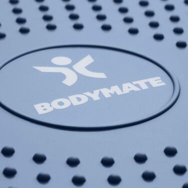 Кулькова подушка для сидіння BODYMATE з насосом РІЗНІ КОЛЬОРИ Діаметр 34 см - Балансова подушка, Повітряна подушка, Балансирна подушка, Шипована подушка - Кор, Фітнес, Реабілітація, Координація та Тренування Спини (NAVY-PEONY)