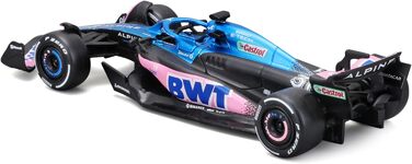 Формула 1 Alpine 2023 від П'єра Гаслі - Копія автомобіля 1/43 - Гоночна колекція - Іграшка для дітей від 3 років і старше для колекціонування - 38072O