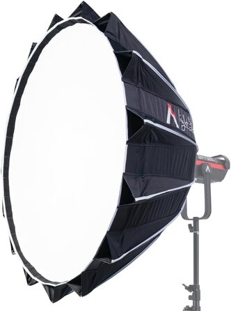 Софтбокс Aputure Light Dome III Studio Reflector з абсолютно новим дизайном Bowens Mount з дифузором Стільникова сітка Гелевий тримач Сумка для перенесення-3 фути (90 см) Софтбокс швидкого використання