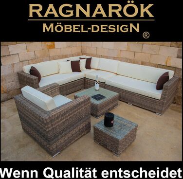 Дизайн меблів Ragnark PolyRattan Lounge НІМЕЦЬКИЙ бренд - ВЛАСНЕ виробництво - 8 років ГАРАНТІЇ Садові меблі Alu