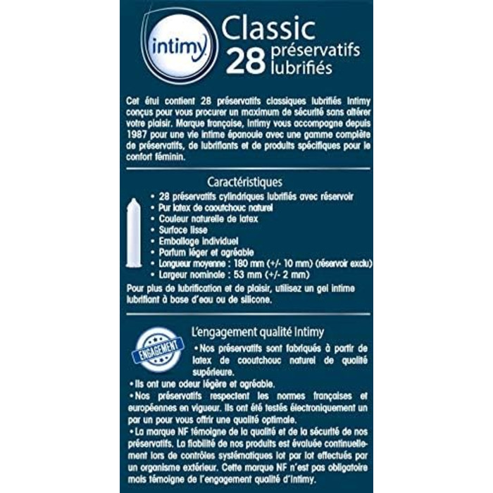 Презервативи Intimy Classic 28.