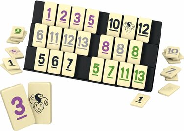 Класична лінія MyRummy, Гра з укладання плитки з великими ігровими фігурами Одинарна, 49282 -