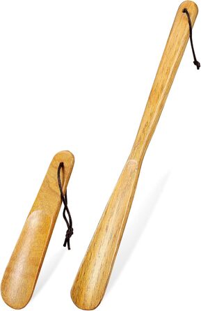 Колода Shoehorn Long Shoehorn Travel Жіночий ріжк для взуття для літніх людей Lazy Взуття Допоміжна ложка для літніх людей Плаття Вагітна жінка Дерев'яне легке взуття Дерев'яне, 6 шт.