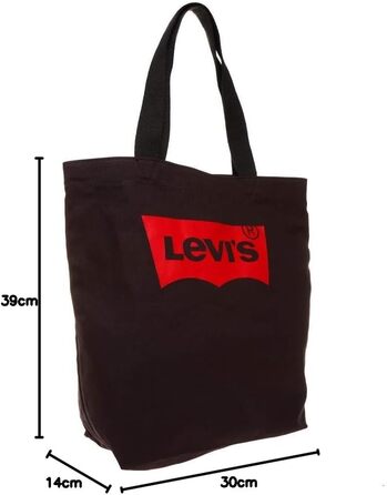 Жіноча сумка Levi's Batwing Tote Bag Regular Black