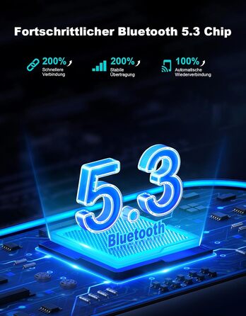 Автомобільний адаптер EOIWUY Bluetooth 5.3, Hi-Fi Bass Boost FM-передавач Автомобільний Bluetooth з автомобільним зарядним пристроєм PD 36 Вт і QC3.0 18 Вт, Адаптер Bluetooth для автомобільного радіо, Гучний зв'язок, AUX-вихід/U-диск