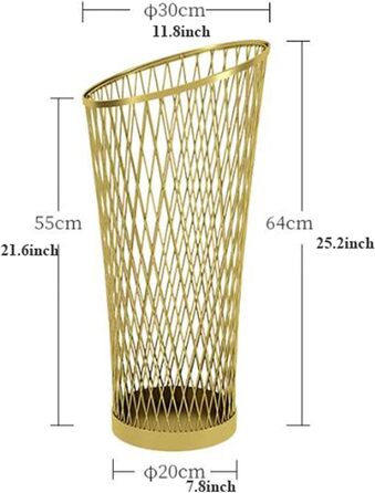 Підставка для парасольок Тримач для парасольок Тримач для парасольки для вхідної зони, металева підставка для парасольок, органайзер для парасольок, відро, контейнер для зберігання парасольок з гачком для довгих і складних парасольок, Schir для прикраси б