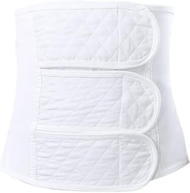 Пояс Пояс після пологів Belly Pack Belt After Pregnancy Recovery Support Band Postnatal Body Shaper White L.