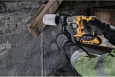 Акумуляторний перфоратор Dewalt 18В SDS-plus DCH172NT (16 мм, безщітковий двигун, електропневматичний ударний механізм, з вбудованим світлодіодним підсвічуванням, вкл. додаткову рукоятку, коробку Tstak, поставляється без акумулятора та зарядного пристрою)