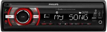 Автомобільне радіо Philips CE235BT Bluetooth EDR - Автомагнітола, гучний зв'язок, MP3-плеєр і USB/SDHC, еквалайзер, цифровий тюнінг автомобіля, Plug & Play (FM/AM) іспанська версія