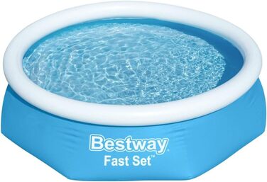 Наземний басейн Bestway Fast Set без насоса Ø 244 x 61 см, синій, круглий