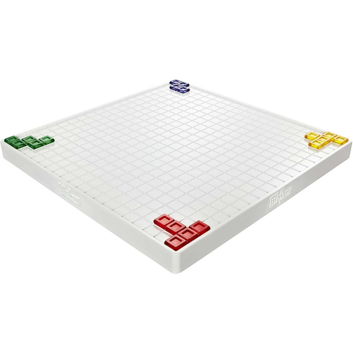 Гра Mattel Games Blokus, настільна гра для сім'ї, стратегічна гра, для 2-4 гравців, кімнатна гра, від 7 років, стандартна упаковка BJV44 одинарна