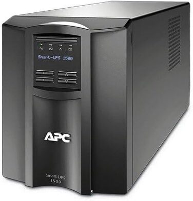 Джерело безперебійного живлення APC Smart-UPS SMT - SMT1500I - джерело безперебійного живлення 1 500 ВА (лінійний інтерактив, стабілізатор, РК-дисплей, 8 виходів IEC-C13, програмне забезпечення для вимкнення) Вихідна потужність 1500 ВА