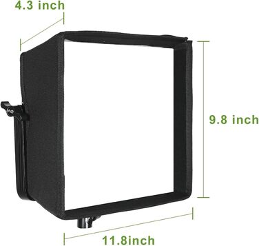 Розсіювач GVM Softbox для LED відео світла, RGB 680RS, 880RS, 1000D Series Softbox підходить для світлодіодного студійного світла, фотосвітла, світлодіодного відео освітлення, 880RS Світлодіодне відео світло Softbox Аксесуари Softbox-700