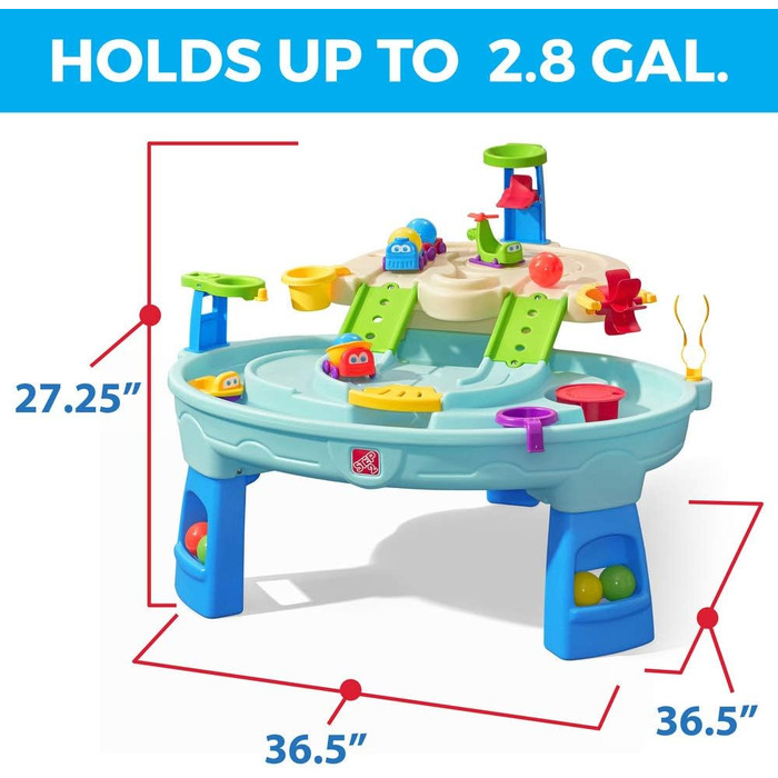 Водний ігровий стіл з кульками водний стіл з набором аксесуарів з 23 частин садовий водний ігровий стіл для дітей або критий стіл для кульок, 2 Ball Buddies