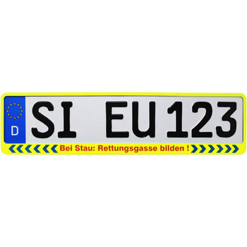 Тримач номерного знака Rettungsgasse від Utsch (0195811)