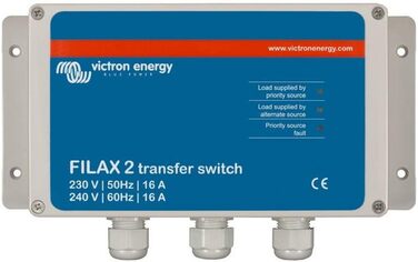 Перемикач Victron Energy Filax 2 230 В/50 Гц - 240 В/60 Гц