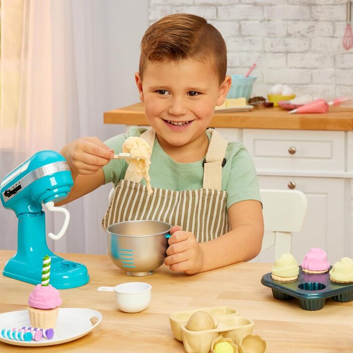 Набір пекаря Little Tikes Creative Chefs - зі спеціальним ігровим піском Make-It, 18 аксесуарів, реалістичний набір пекаря для рольових ігор, для хлопчиків і дівчаток віком від 3 років, не є набором пекаря ESSBAR