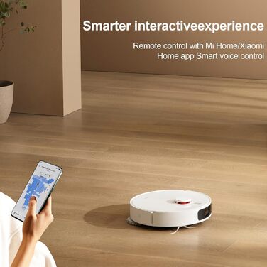 Робот-пилосос Xiaomi Robot Vacuum X20 із всмоктувальною станцією та резервуаром для свіжої та використаної води 4 л/4 л - 2 обертові швабри з автоматичним висиханням, миття площею до 280 м, потужність всмоктування 6000 Па, навігація LDS, усі типи підлоги