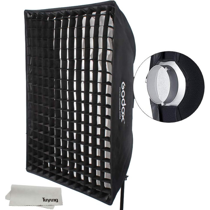 Кронштейн Godox 70 см x 100 см Strip Beehive Softbox Bowens для спалаху Godox та інших студійних ліхтарів. 70х100см