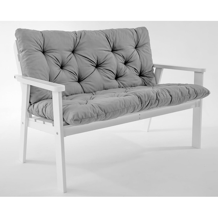 Зелений/жовтий, 3 Bench Cushion 150x98x8