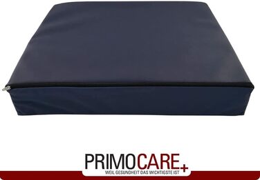 Подушка для інвалідного візка з піни з ефектом пам'яті PrimoCare з водонепроникним чохлом - 45 x 40 x 8 см Бустерне сидіння - Протипролежнева подушка з водонепроникним чохлом Подушка для інвалідного візка