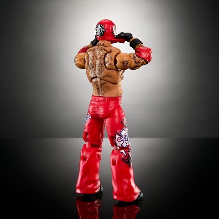 Колекційна фігурка Mattel WWE Ultimate Edition Rey Mysterio Fan TakeOver зі змінними аксесуарами, додатковими головами та змінними руками HVV70