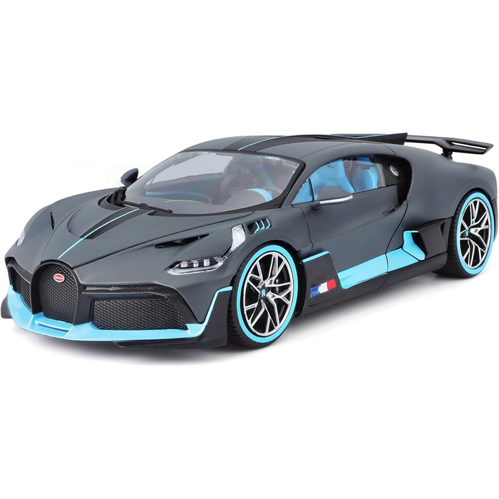 Модель автомобіля Bauer Spielwaren 18-11045BK Bugatti Divo в масштабі 118, сірий