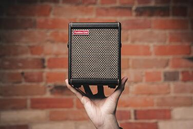 Портативний розумний гітарний підсилювач Positive Grid Spark MINI 10 Вт і Bluetooth-колонка з додатком для гри на гітарі вдома або в дорозі (чорний)