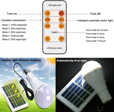 Світлодіодні сонячні ліхтарі Portable Lantern Spotlight Solar Light with Solar Panel Lighting for Camping, Hiking, Fishing, Garden House