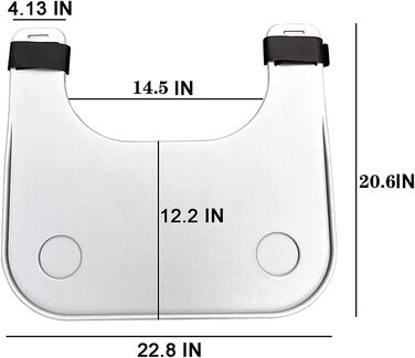 Столик для підносів для інвалідних візків SLZHEE, знімний піднос для інвалідного візка з підсклянником, аксесуари для інвалідних візків для письма, читання та їжі, відпочинку