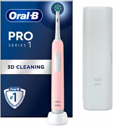 Електрична зубна щітка Oral-B PRO 1, рожева