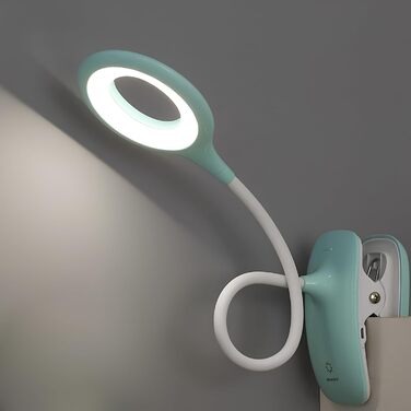 Ліжко, Світлодіодна лампа для читання Ліжко Touch Dimmable 3 кольори Ліжко Lamp Clamp Lamp Lamp Захист очей Gooseneck Лампа для читання Kids USB акумуляторна для навчання, робота