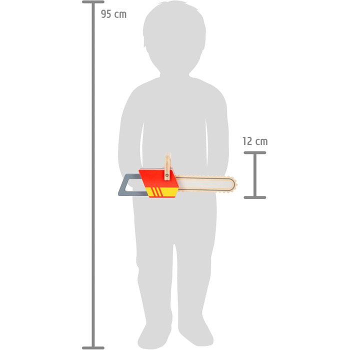 Маленька ножна бензопила з дерева, рольова іграшка на тему пожежної бригади, зі звуком, для дітей віком від 3 років, 12362