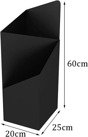 Підставка для парасольок DGLEYUIK, підставка для парасольок, подвійне зберігання, вміщує довгі та короткі парасольки, відро для парасольки великої місткості