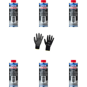 Захисні рукавички Iloda 6xOriginal Liqui Moly 500 мл Pro-Line з присадкою до дизельного фільтра 20790