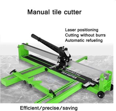 Ручний плиткоріз WLLKIY Ручний плиткоріз, інфрачервоний лазерний позиціонуючий плиткоріз, штовхач, професійний ручний інструмент для різання порцеляни та кераміки (900 мм)