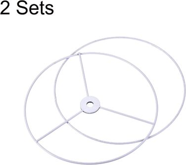 Карта джерел 2 Комплект абажура Кільце 200мм Діаметр. Каркас тримача для тримача для залізної лампи