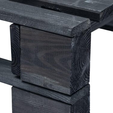 Вуличні піддони для пуфів Wood Black,45761