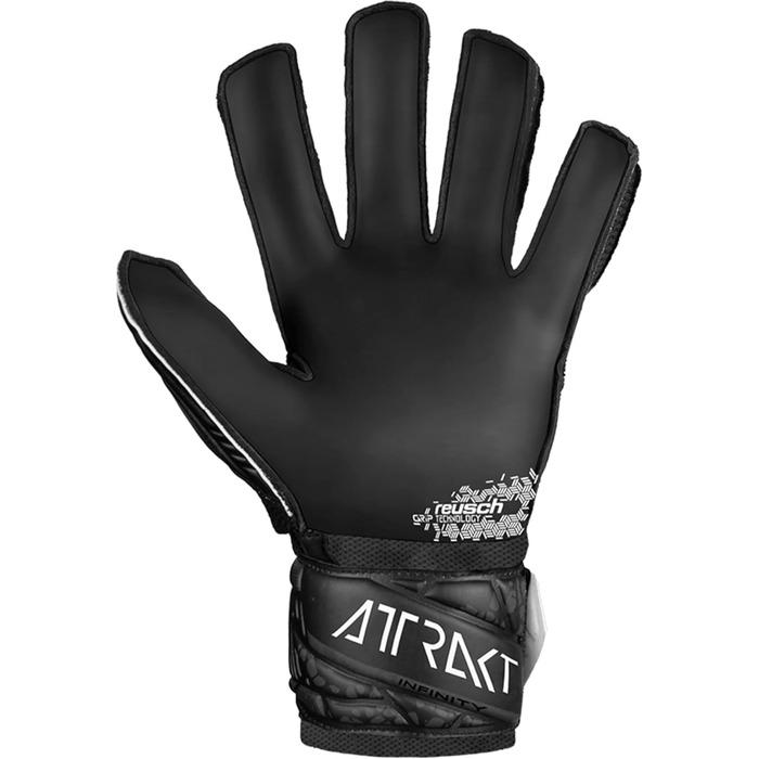 Воротарські рукавиці Reusch Unisex Youth Attrakt Infinity Junior Воротарські рукавиці чорні 6