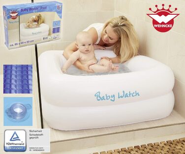 Басейн Happy People 18122-18122 Басейн Babywatch, білий, 85 x 33 x 85 см, білий