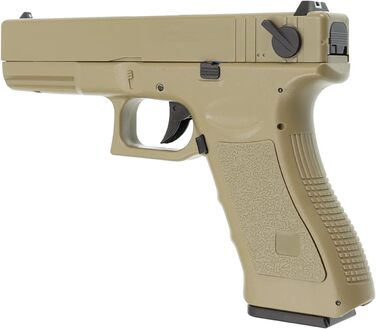 Дж кал. 6мм в комплекті з патчем OpTacs, 18 Softair Airsoft Pistol CM030 AEP TAN 0,5