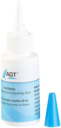 Текстильний клей AGT Non-Iron Textile Glue Набір з 8 текстильних клеїв, швидковисихаючий і термостійкий, 8 шт. 60 мл (текстильний клей, ремонт шкіри)