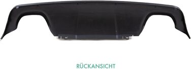 Задній дифузор сумісний з автозапчастинами BMW E60 E61 M Package M5 4 Tube Duplex 03-10 Black Gloss DM 914007