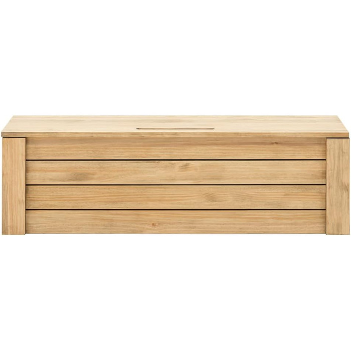 КОРОБКА МЕБЛІ Комод з підніжкою Eco 40 x 120 x 37 см з кришкою з масиву сосни, вінтажна обробка